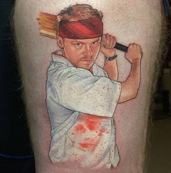Татуировки с изображением известных героев