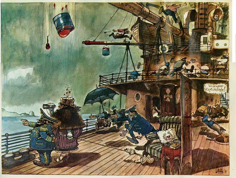 Душевные карикатуры о жизни моряков