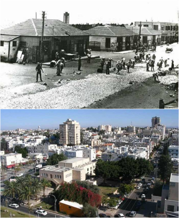 Города Израиля в прошлом и сейчас