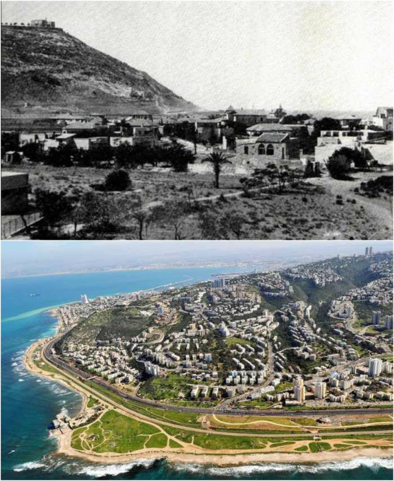 Города Израиля в прошлом и сейчас