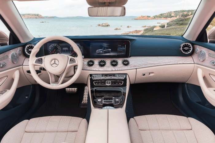 Новый роскошный кабриолет Mercedes класса E