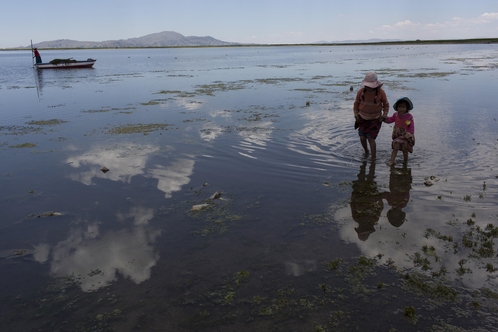 Озеро Титикака превращается в каку