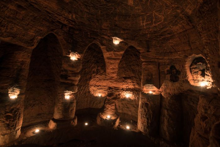 Кроличья нора оказалась входом в 700-летнюю сеть пещер, построенных тамплиерами