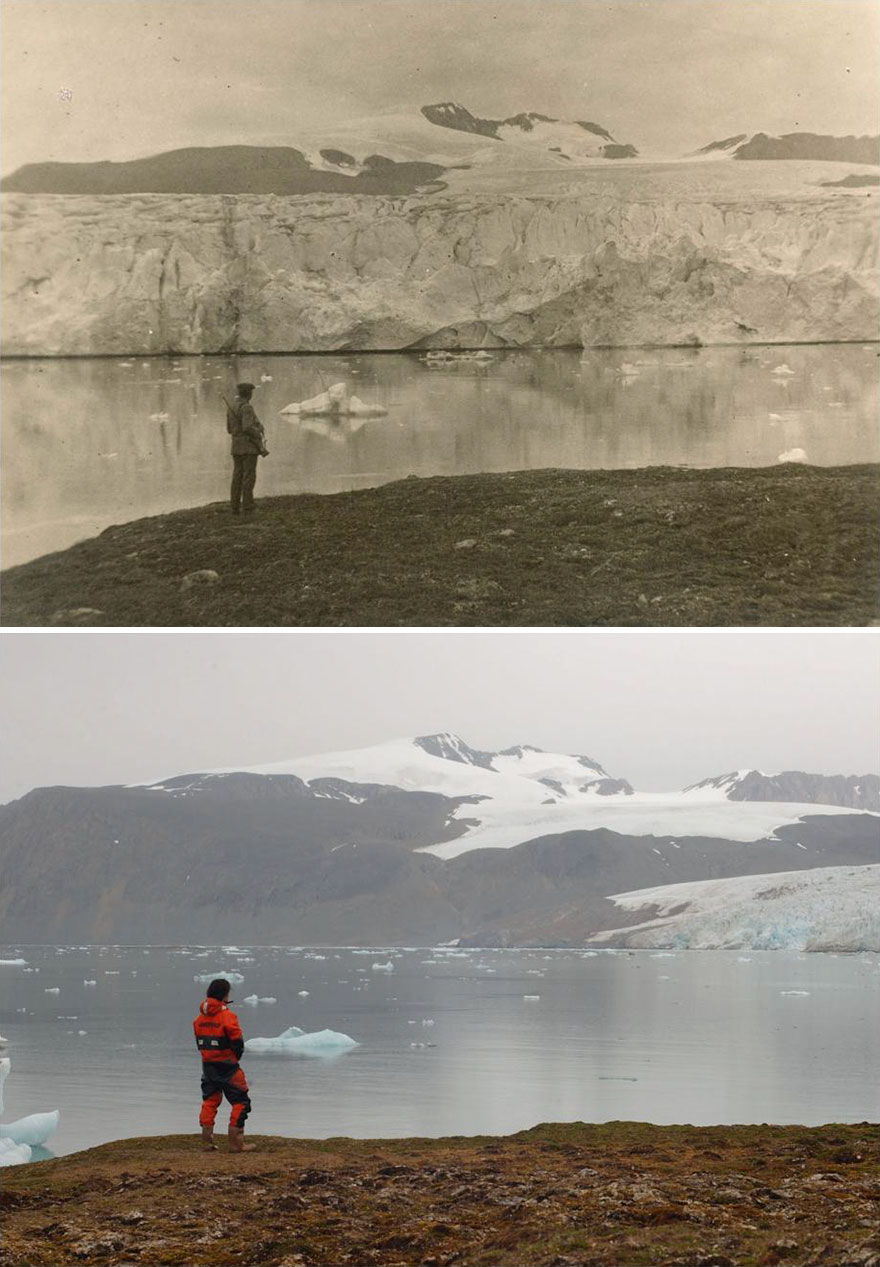 Изменения ледников Арктики за последние 100 лет