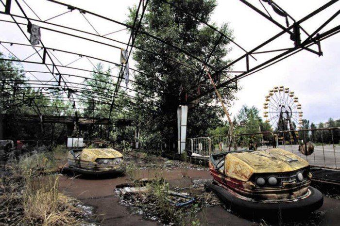 Несколько фотографий Чернобыльской АЭС, от которых становится не по себе