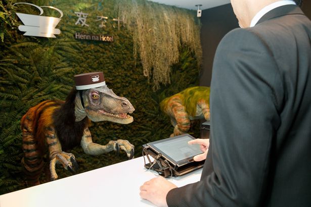 В Токио открылся отель с роботами-динозаврами в качестве персонала