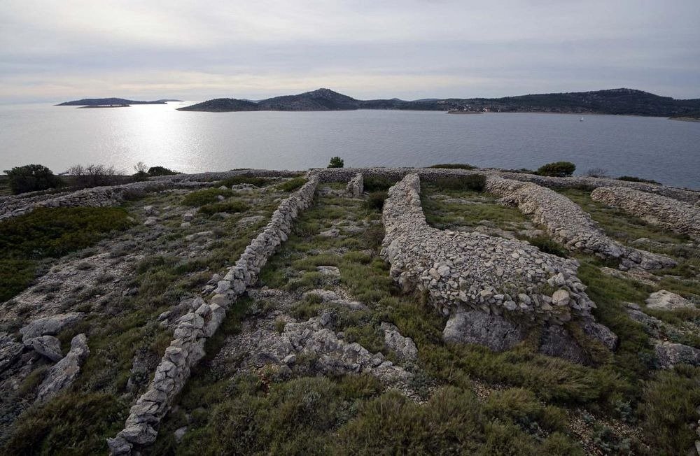 Остров в Хорватии, который похож на отпечаток пальца