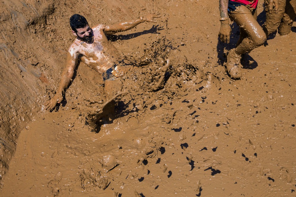 Забег по грязи в Тель-Авиве