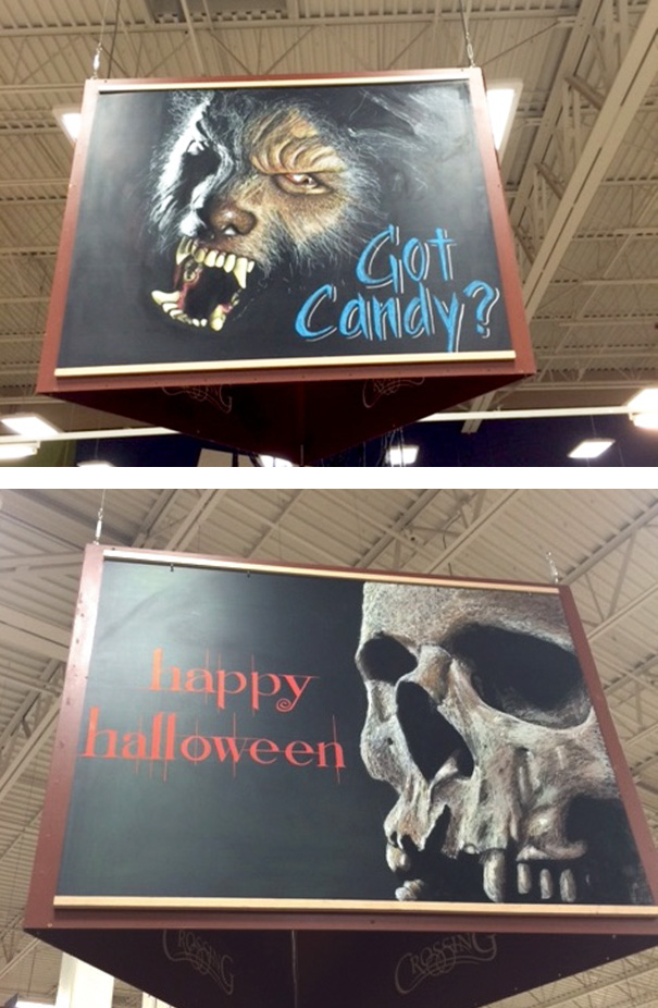 Креативная реклама в супермаркетах