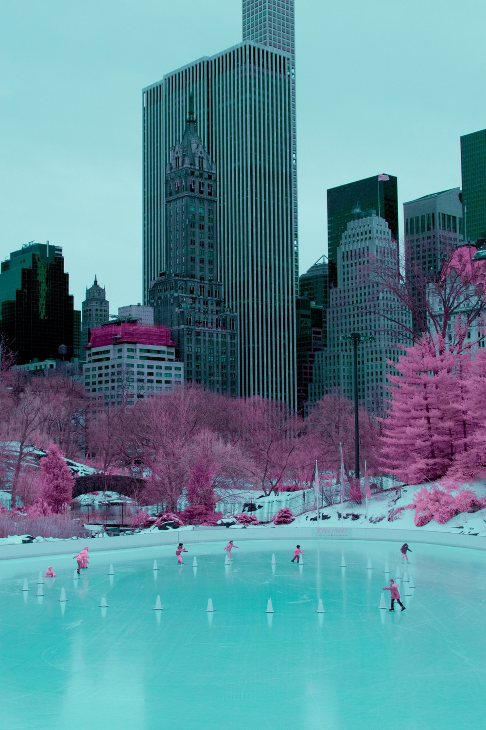 Инфракрасные снимки Нью-Йорка от Райана Берга