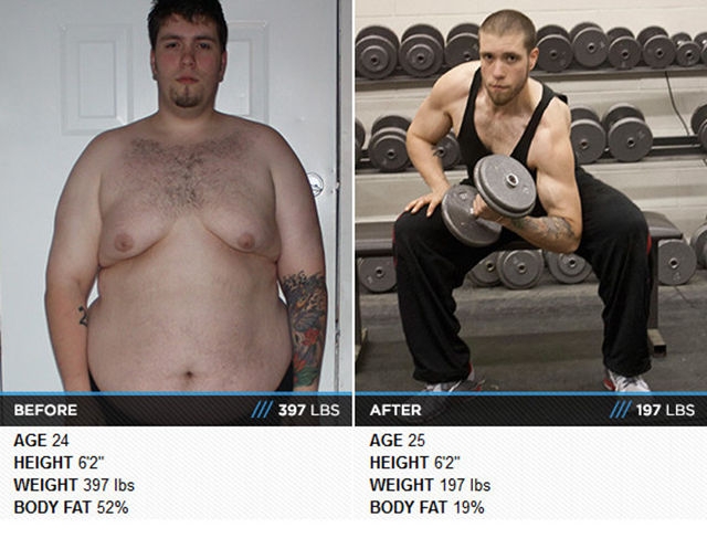 45 людей, которые превратили жир в спортивное тело