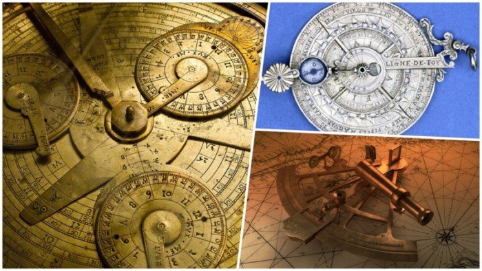 Красивые астрономические приборы прошлого