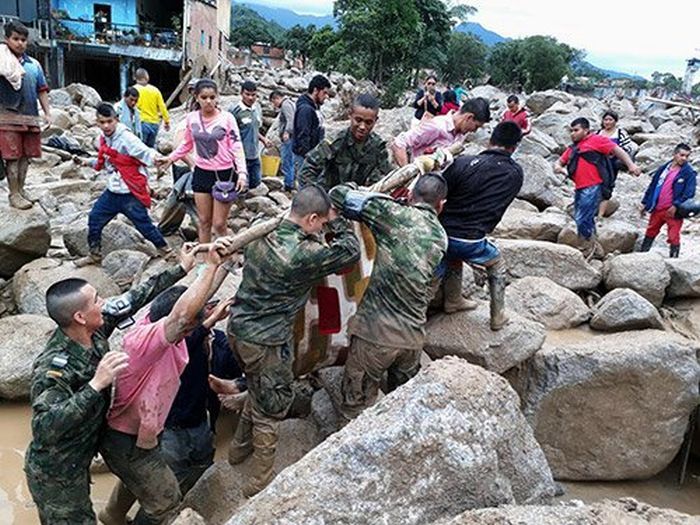 Масштабное наводнение в Колумбии