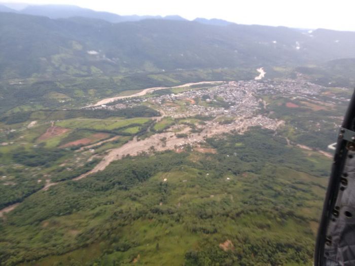 Масштабное наводнение в Колумбии