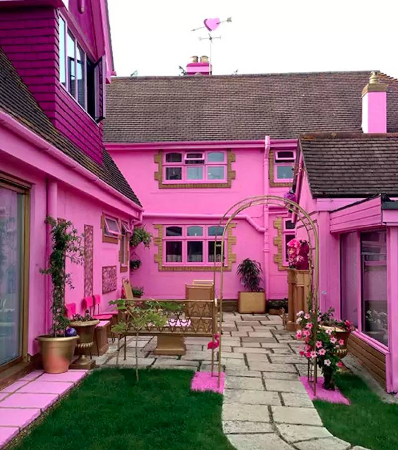 Розовый дом (72 фото)