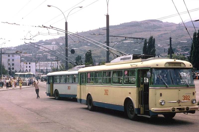 Путешествие на троллейбусе из Симферополя в Ялту в 1973 году