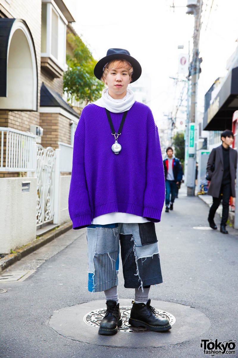Стильные наряды японских модников на улицах Токио