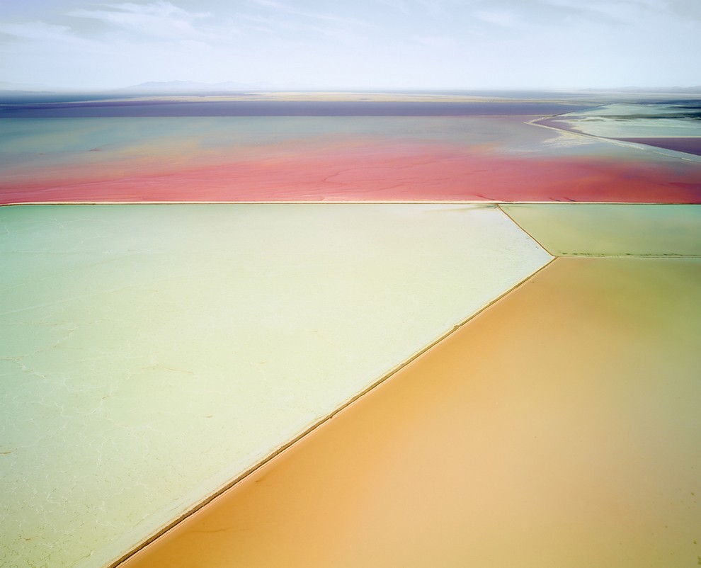 Соляные поля Австралии и Северной Америки с высоты птичьего полета
