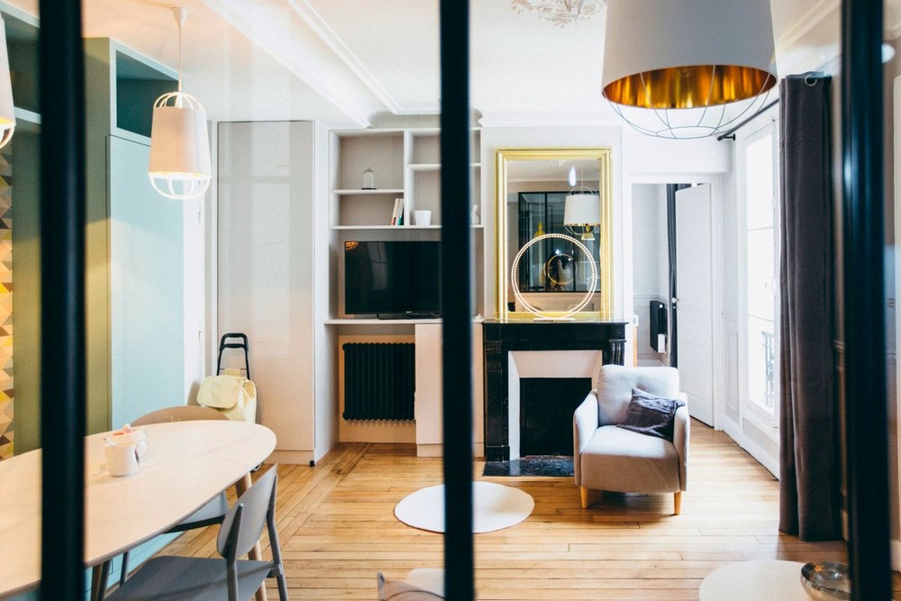 Небольшая квартира для молодой семьи в Париже