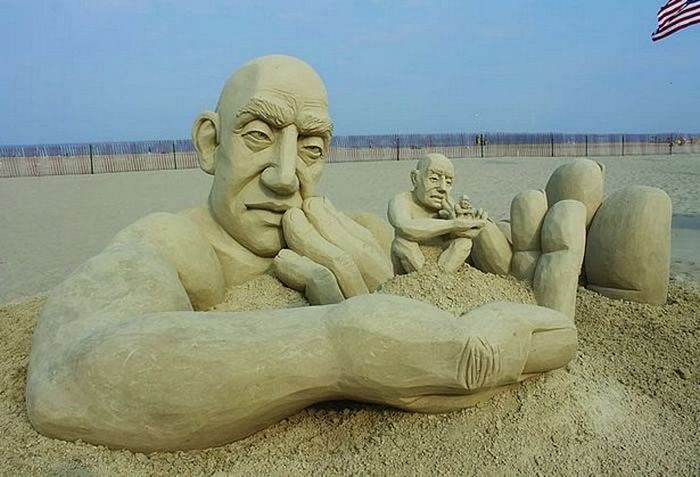 Удивительно красивые скульптуры из песка