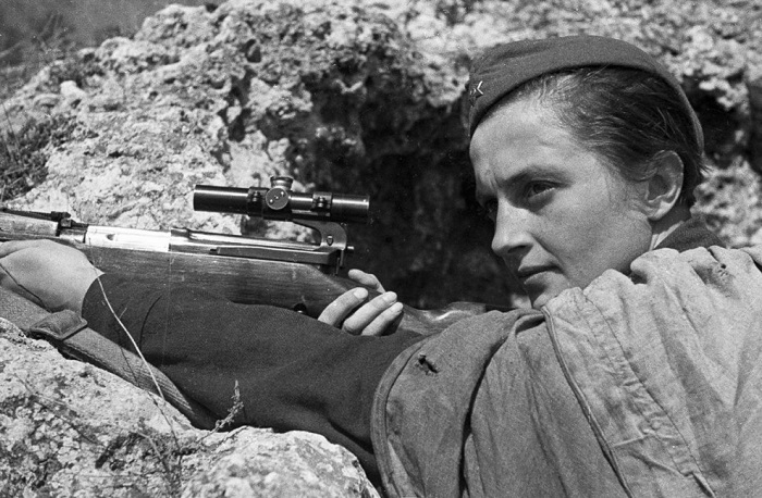 Женщины-снайперы — лучшие стрелки времен Второй мировой войны