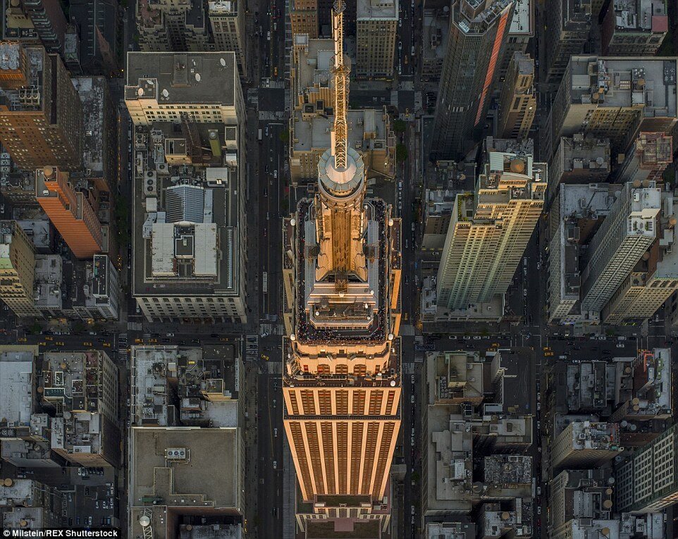 Нью-Йорк с высоты птичьего полёта
