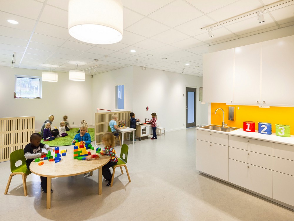 Современный детский сад в Швеции