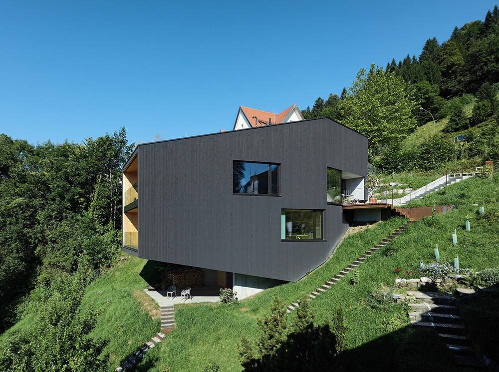 Дом над Рейнской долиной в Австрии