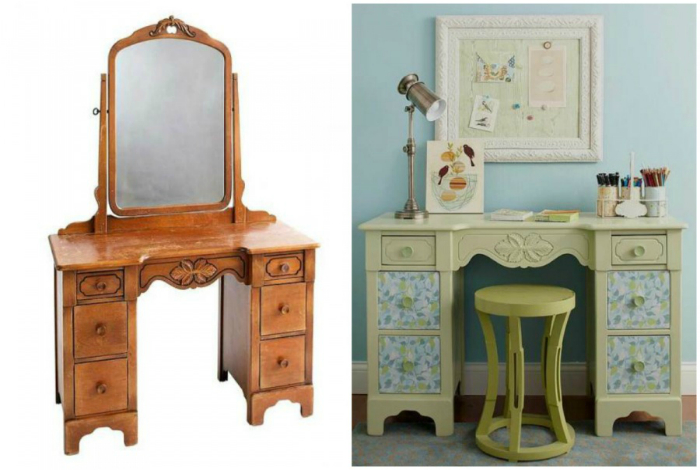 Как превратить старую мебель в дизайнерские предметы интерьера