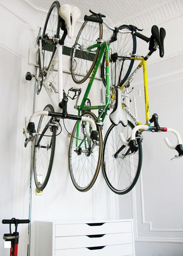 Как хранить велосипед дома