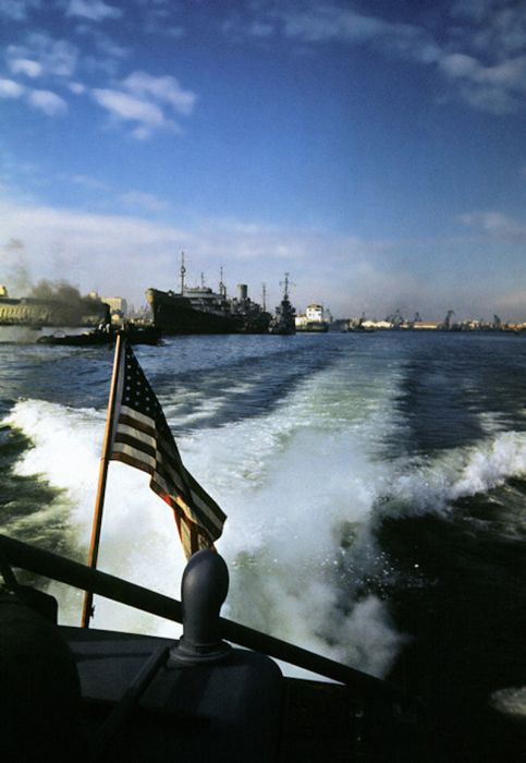 Атлантический конвой на фото Роберта Капы