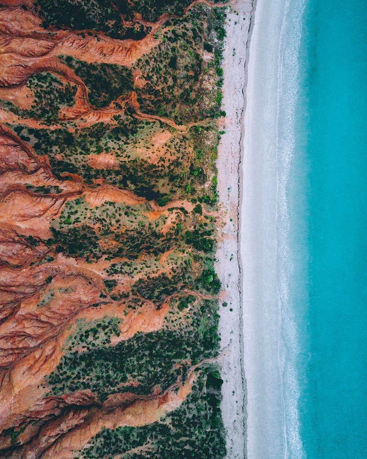 Австралийское побережье с высоты от Бо Ле