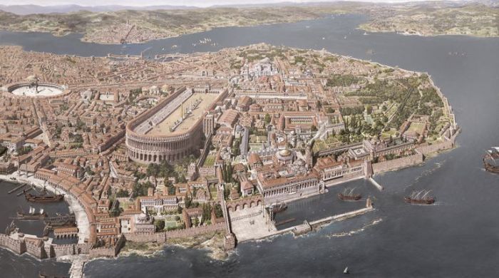 Константинополь с IV по XIII века в рисунках Антуана Хелберта