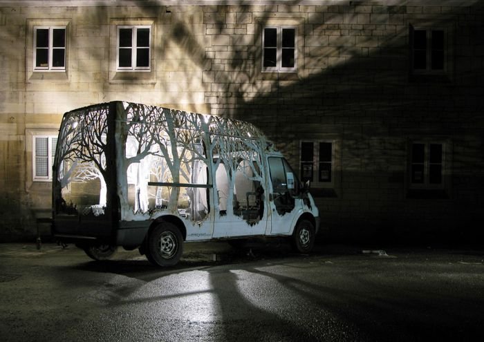 Уникальный фургон стал декорацией фестиваля Kendal Calling