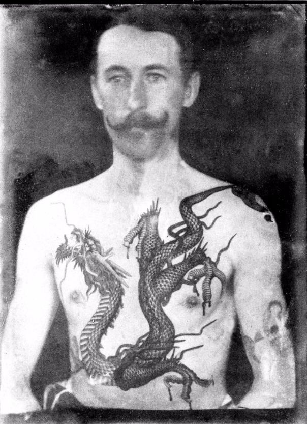 Работы первого профессионального тату-мастера Великобритании