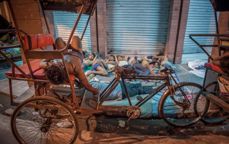 Адский труд индийского рикши