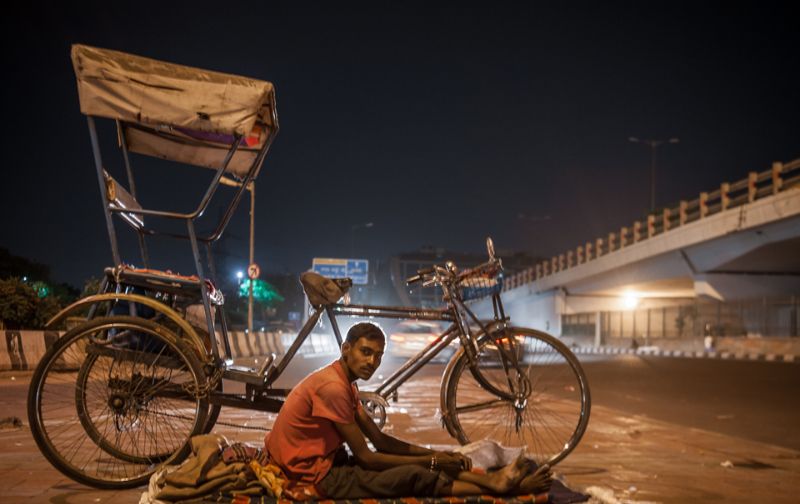 Адский труд индийского рикши