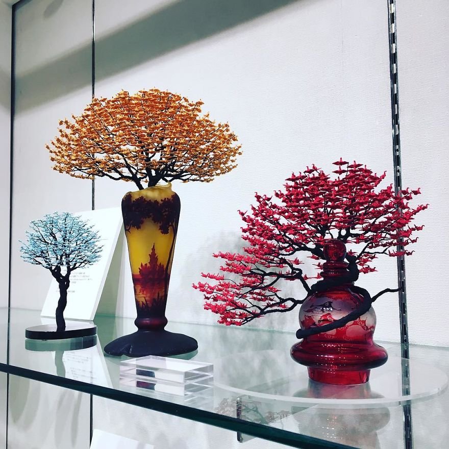 Невероятные деревья-бонсай от японской художницы