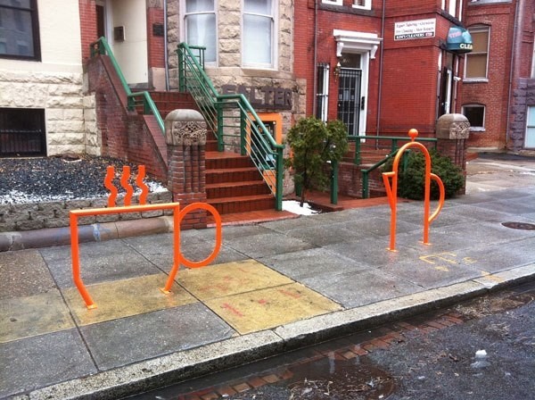 Креативные велосипедные парковки