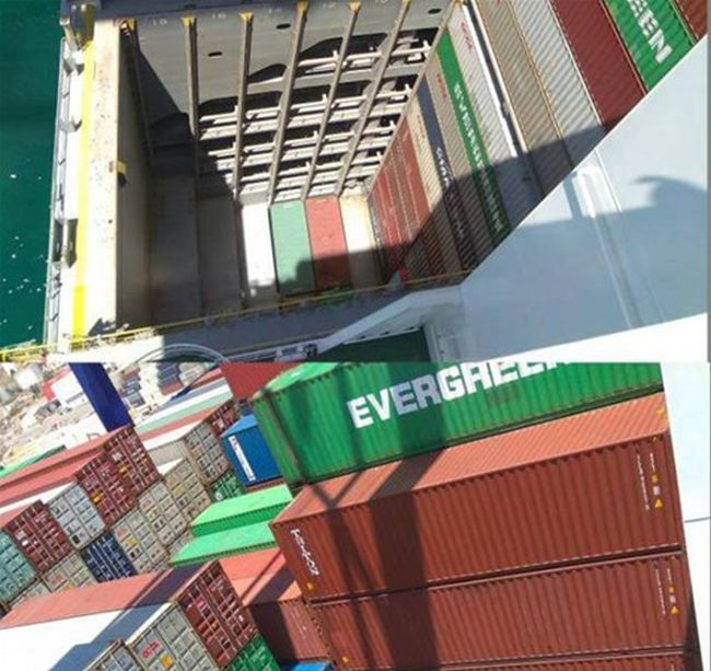 Настоящая вместимость судов-контейнеровозов