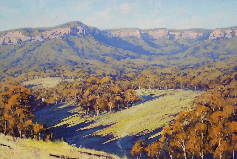Упоительные пейзажи маслом от австралийского художника 