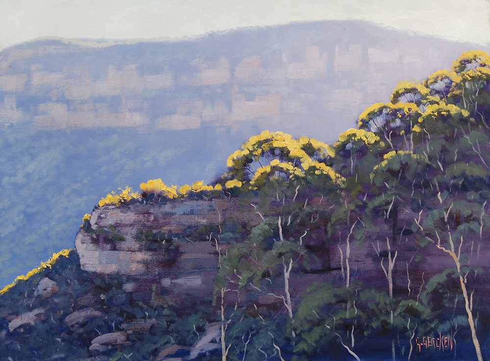 Упоительные пейзажи маслом от австралийского художника 