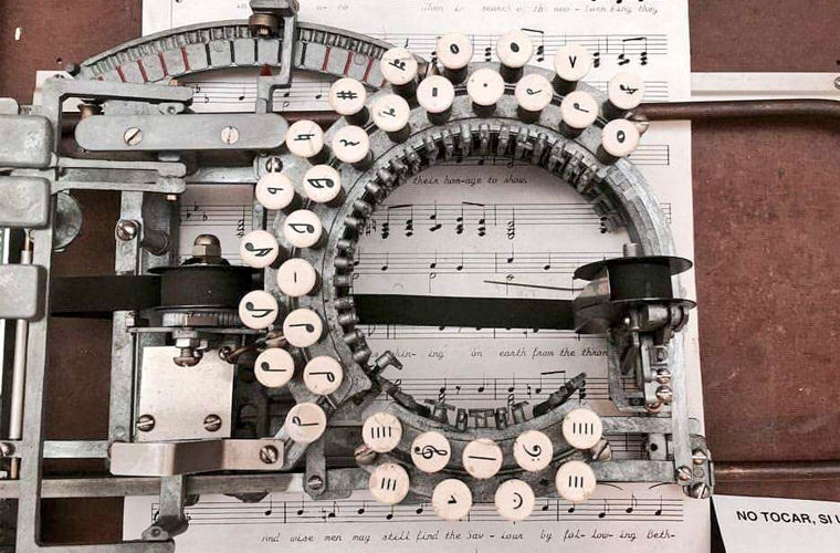 Пишущие машинки для нот