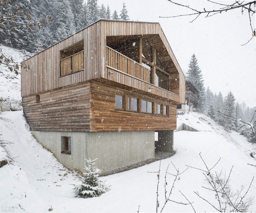 Горный домик в Альпах на востоке Франции