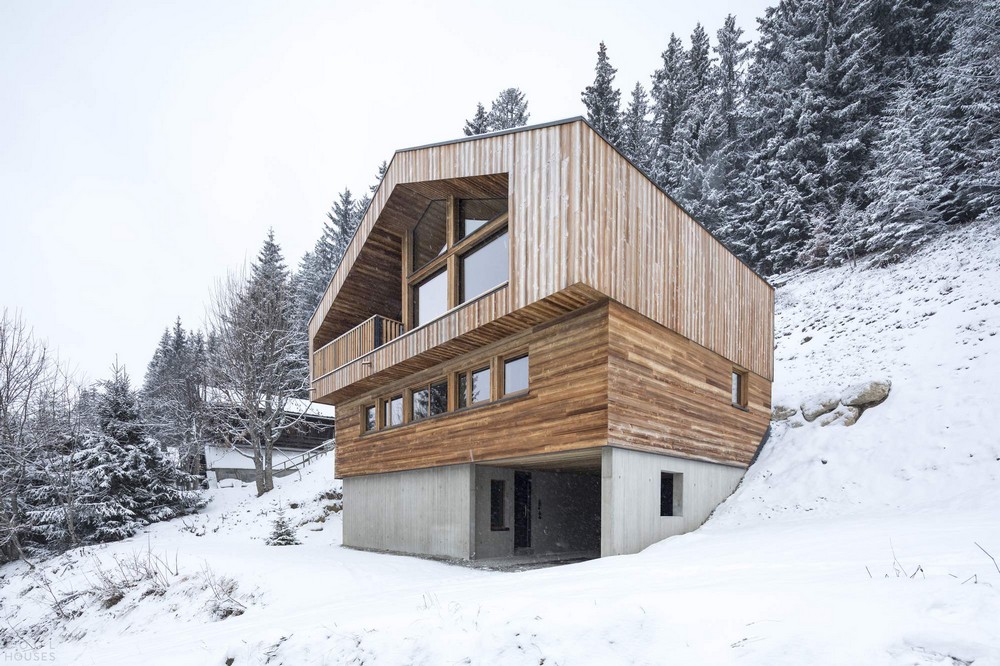 Горный домик в Альпах на востоке Франции