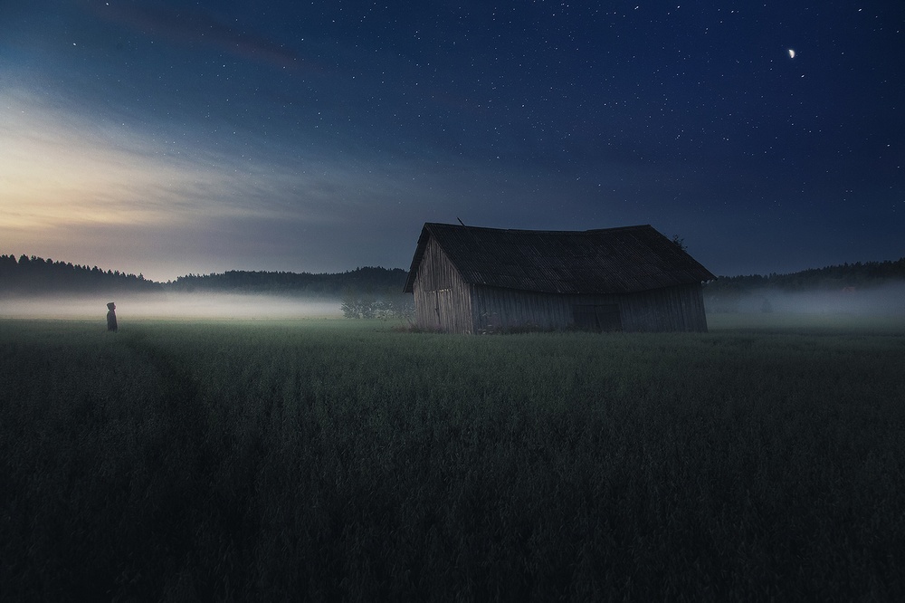 Пейзажные ночные фотографии от Мика Суутари
