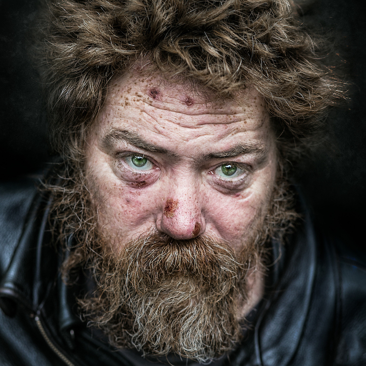 Трогательные фотографии бездомных