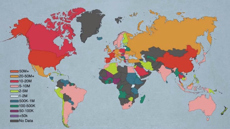 Удивительные карты мира, которые нам не показывали в школе