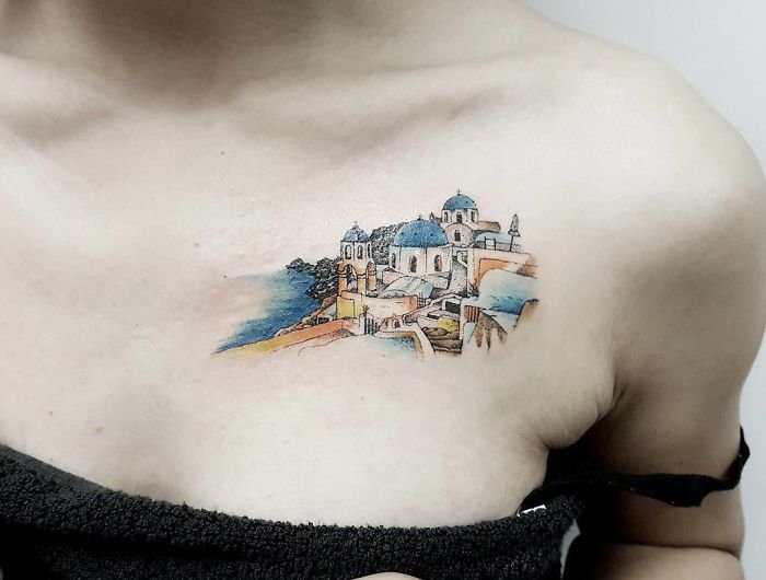Татуировки, вдохновлённые архитектурой