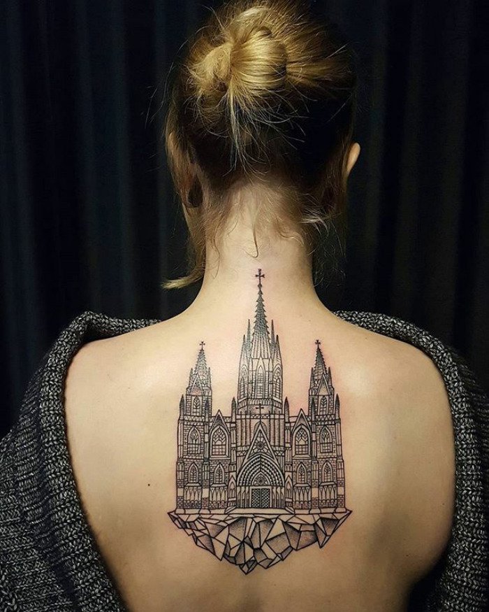 Татуировки, вдохновлённые архитектурой